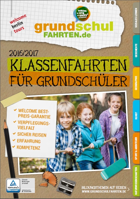 Klassenfahrten für grundschulen 2016/2017